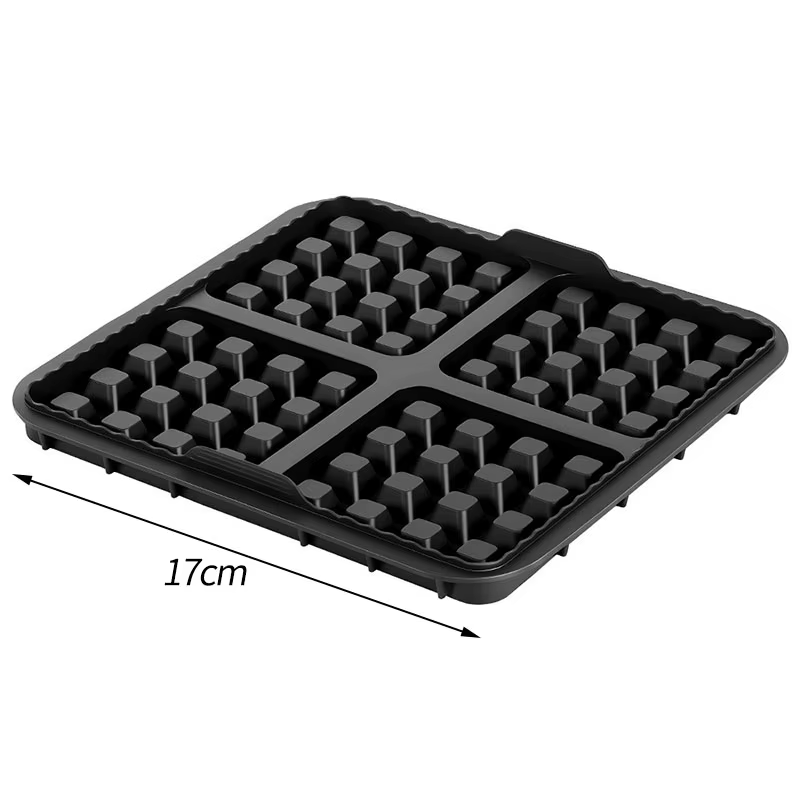Moule à gaufres carrées pour friteuse à air, plaque de cuisson antiadhésive compatible avec 4-7QT, p