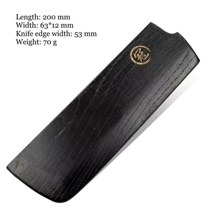 Gaine de couteau de cuisine de Chef japonais, fourreau Portable universel en bois, couvercle de prot