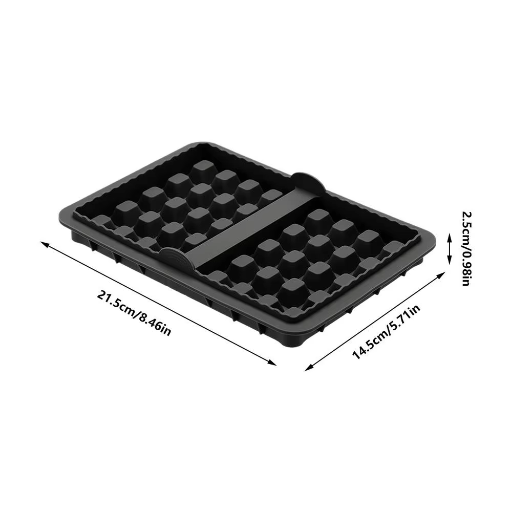Moule à gaufres en silicone antiadhésif, plaque de cuisson pour gaufres, pour friteuse à air, gâteau