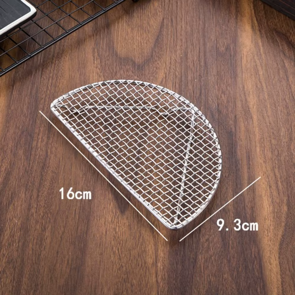 Nouveau filet à frire Tempura semi-circulaire/rond, filet de séchage Durable en acier inoxydable, fi