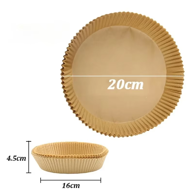 Accessoires de cuisine en papier pour friteuse à Air, ustensiles de cuisine jetables, moules à pâtis