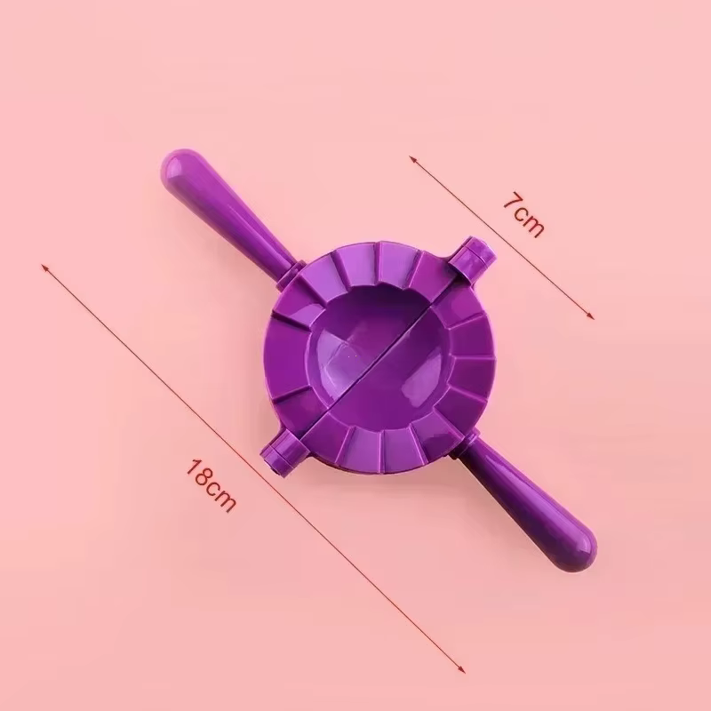 Presse à pâte à main en plastique DummonopoMaker, pince à boulettes, moule à tarte bricolage, fabric