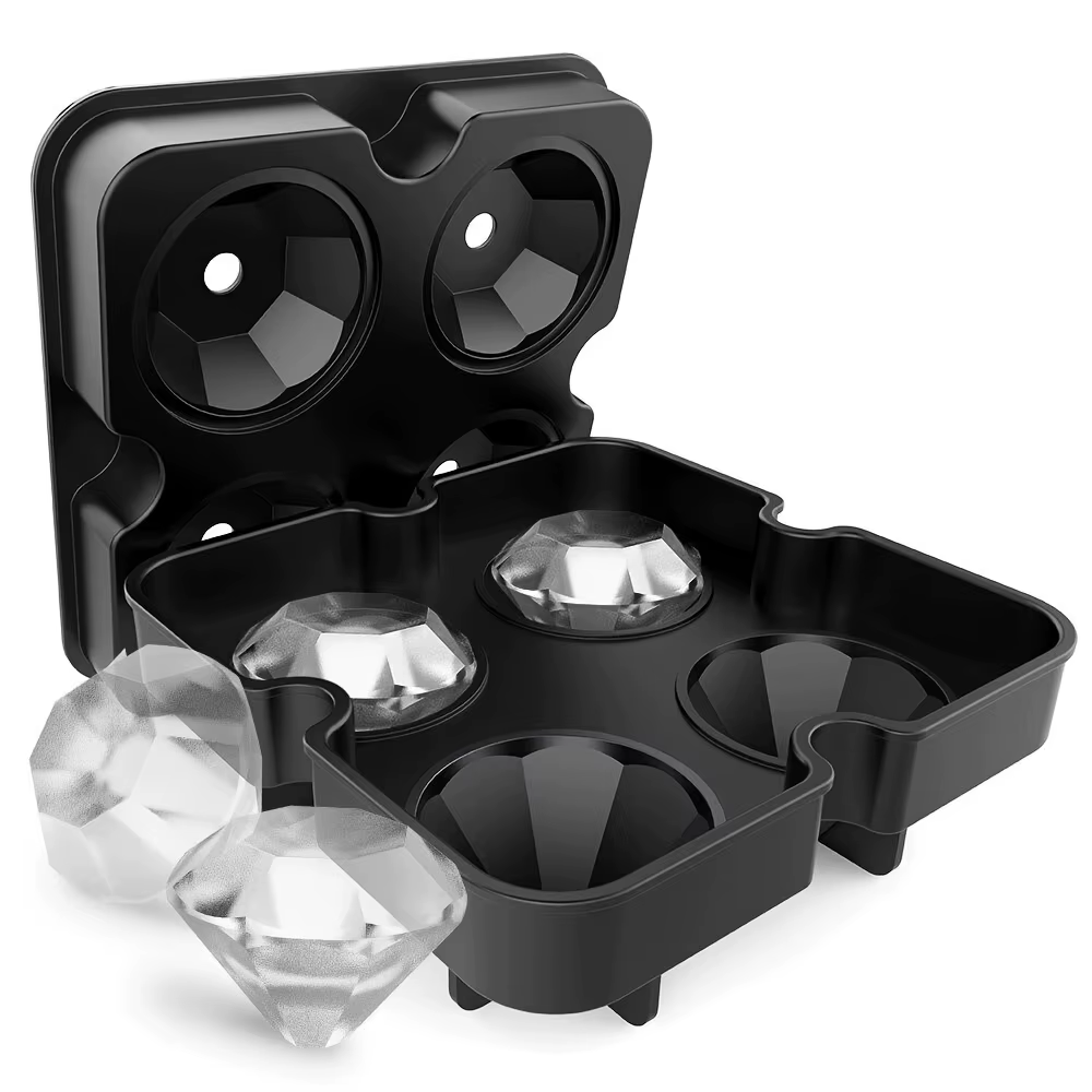Créez des glaçons uniques en forme de diamant à la maison avec ce moule de plateau à glaçons DIY!