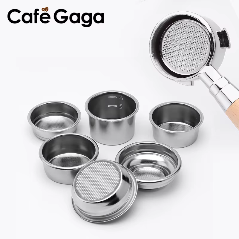Panier de filtre à café 51mm 54mm 58MM, remplacement en acier inoxydable pour porte-filtre sans fond
