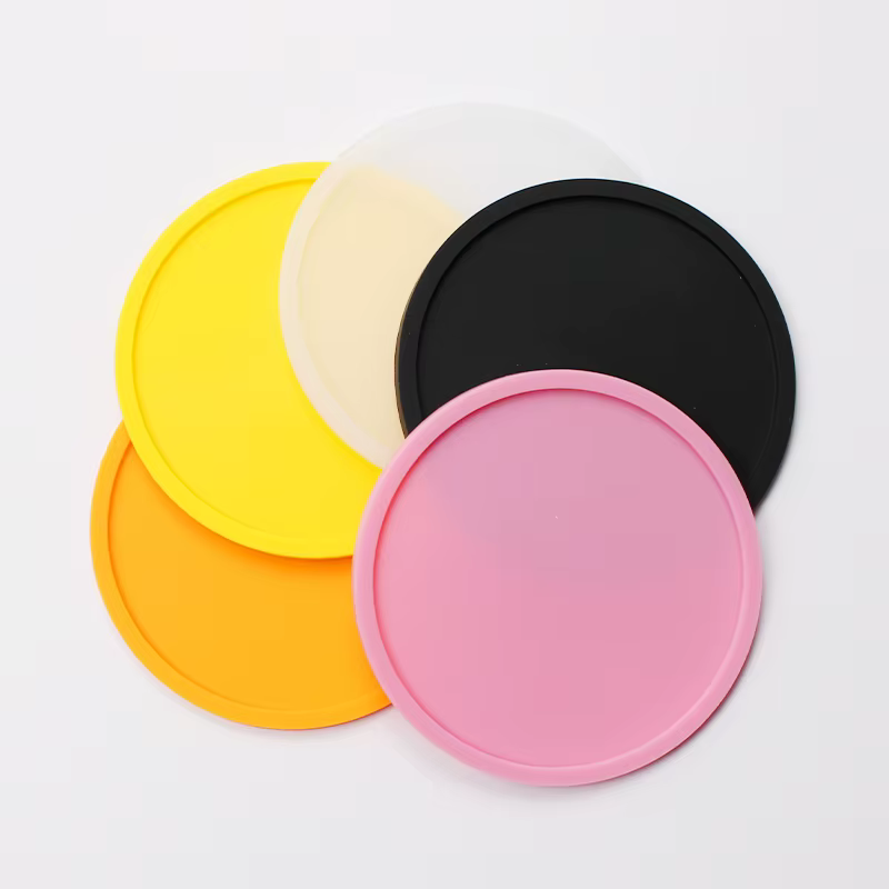 Paquet de 6 sous-verres en Silicone pour boissons, antidérapants, durables, réutilisables, ensemble 