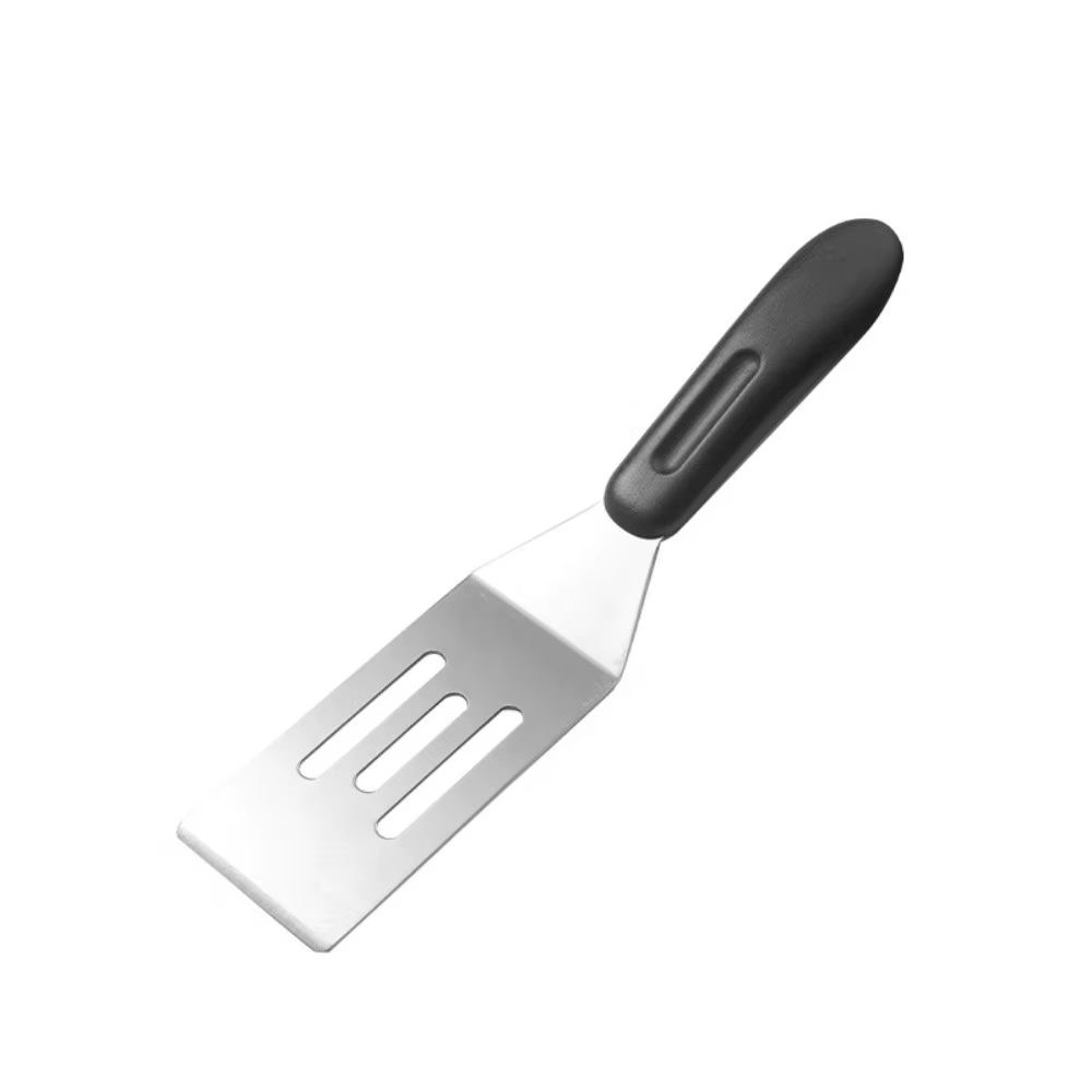 Spatule de gril en acier inoxydable, conception creuse, poignée Anti-brûlure, pelle à Steak frit, Mi