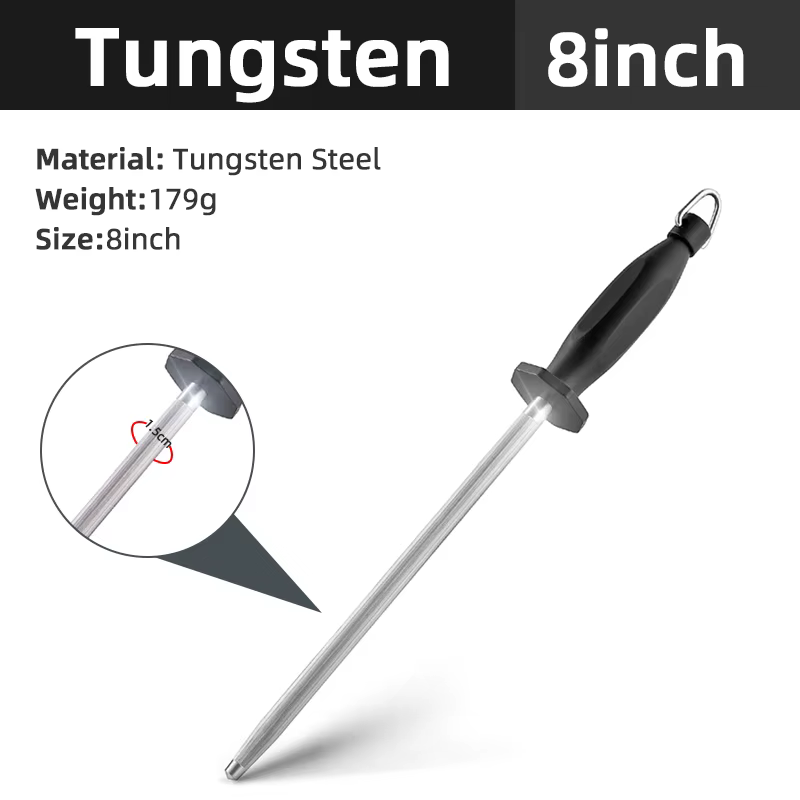 Aiguiseur de couteaux tige acier à aiguiser 9.5 "couteaux de Chef affûtage des steels bâton pour cui