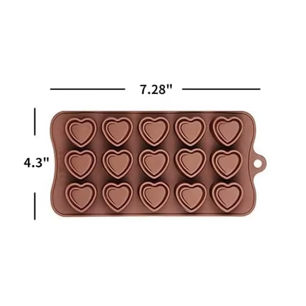 Moules en Silicone antiadhésifs pour chocolat, bonbons au chocolat, beurre, moule à chocolat en Sili