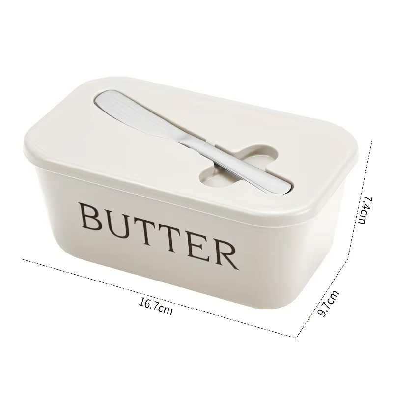 Conteneur à beurre en PP de qualité alimentaire, boîte de rangement scellée pour Restaurant, plat à