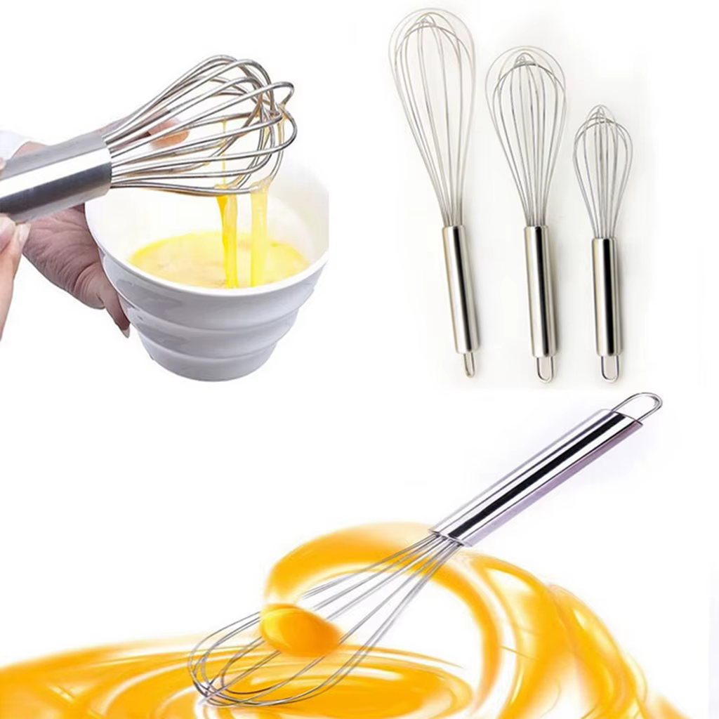 Fouet à oeufs manuel batteur à oeufs fouet multifonctionnel cuisine ustensile de cuisson fouet lait 