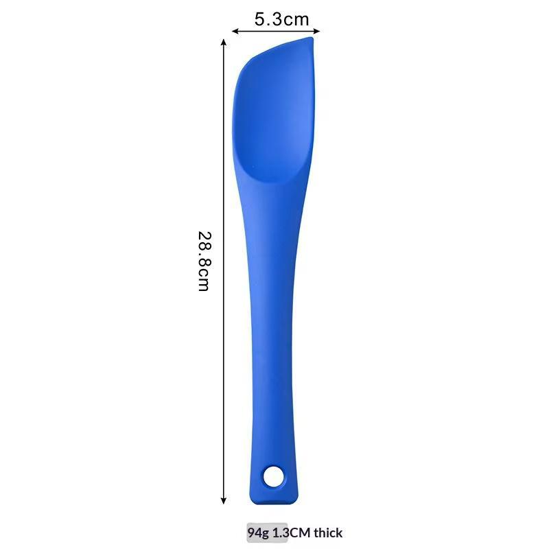 Spatule en silicone pour cuisine, grattoir à pâte, lisseur à crème et beurre, ustensiles résistants 