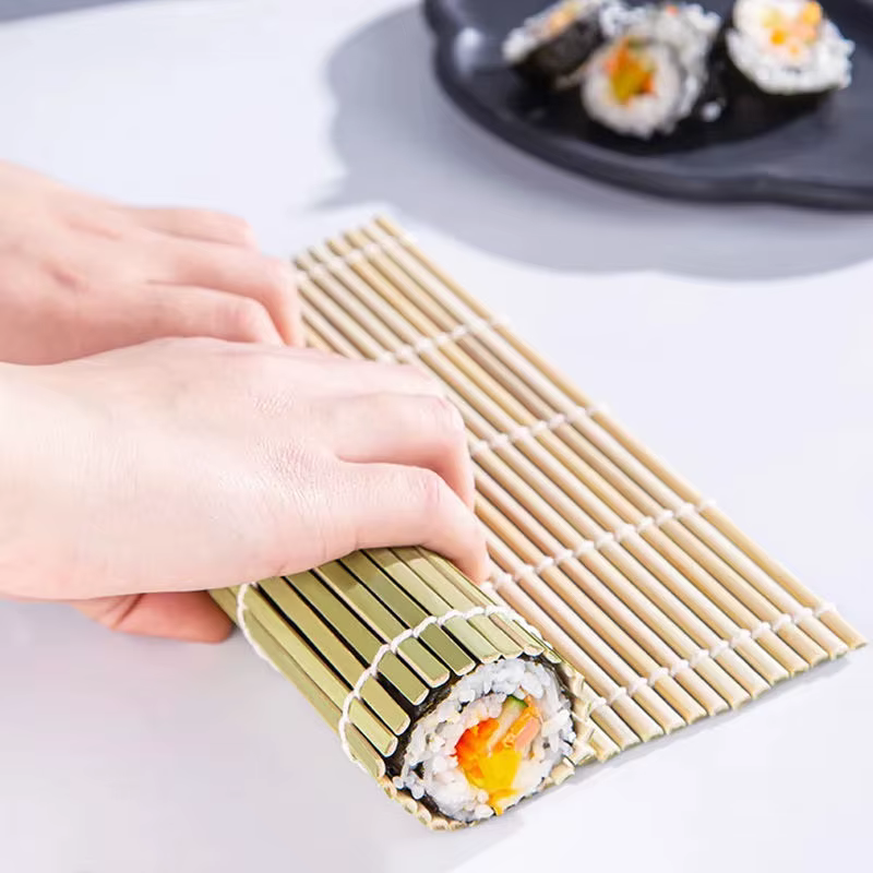 DIY Bamboo Sushi Maker Rolling Polymers, Rouleaux de riz, Gadget de cuisine, Moule à rouleaux de riz
