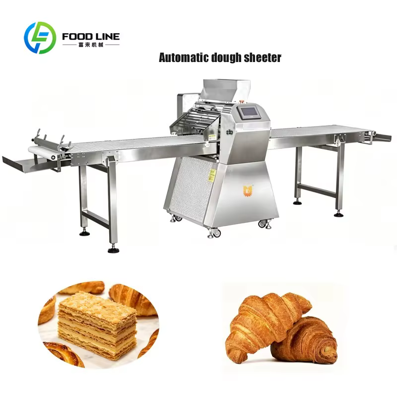 Laminoir à pâte électrique personnalisé entièrement automatique pour la transformation alimentaire