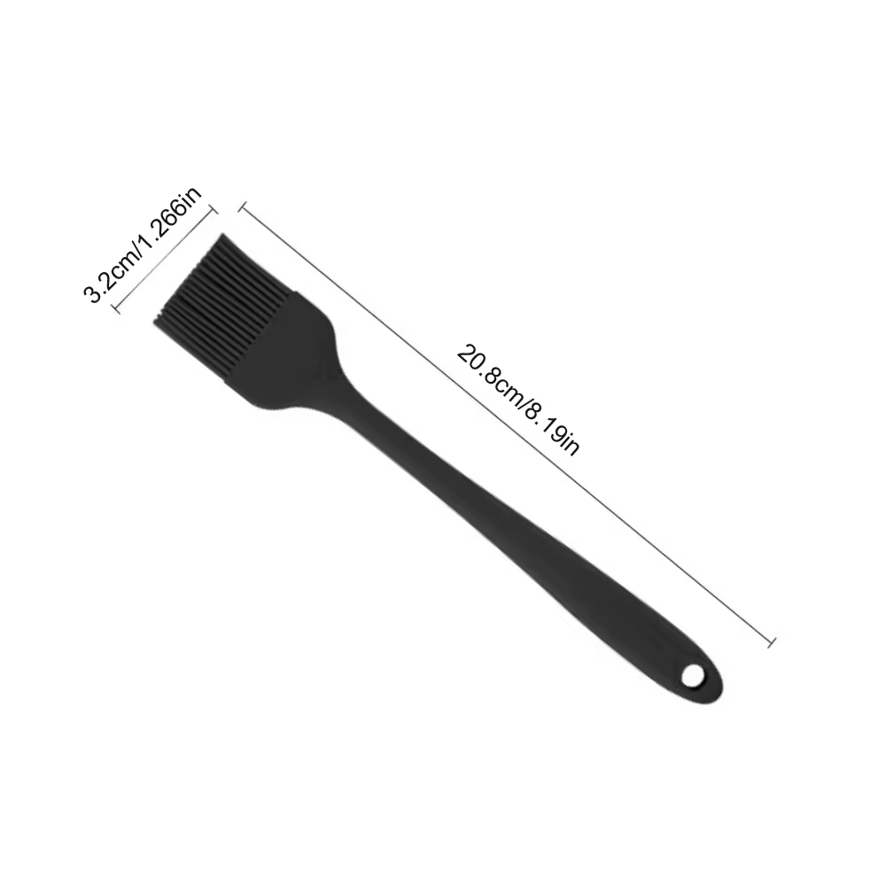 Pinceau à huile en silicone résistant à la chaleur, brosse de cuisine, outils de cuisson