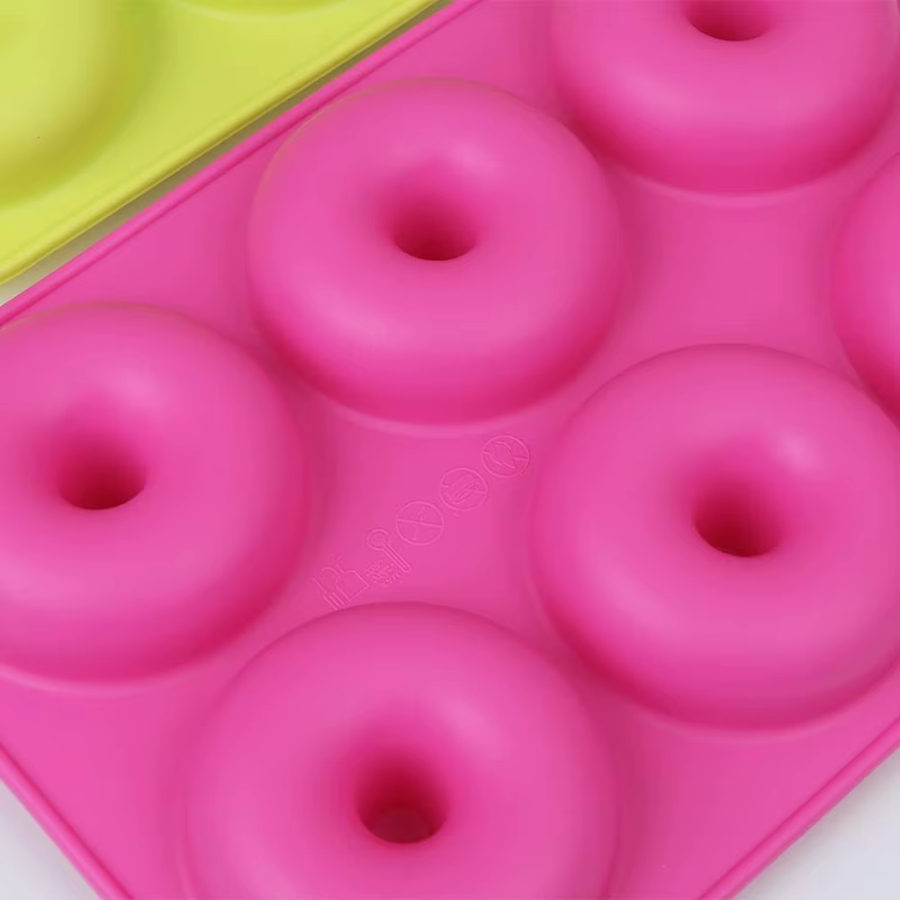Moule à beignets en silicone, facile à démouler! Moules à beignets antiadhésifs sans BPA pour muffin