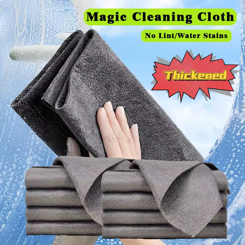 Gril de livres magiques épaissi réutilisable, chiffon d'essuyage en verre sans filigrane, serviette 