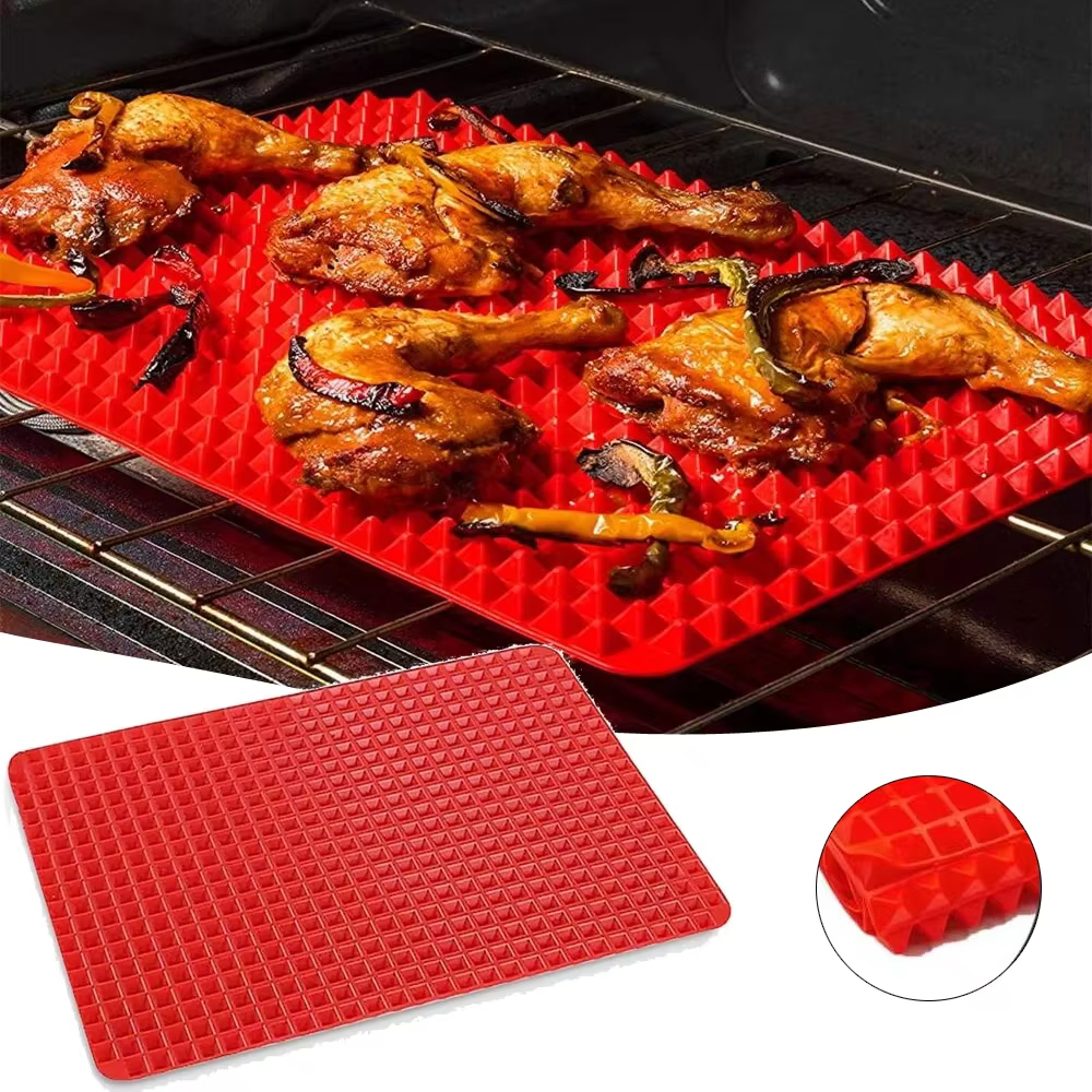 Polymère de cuisson Dakota idal en silicone antiadhésif avec grille, outils de cuisine, polymères de
