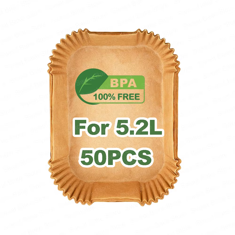 Grandes doublures en papier parchemin DualZone pour friteuse à Air 5,2/10,4 l, pour Ninja AF500EU AF