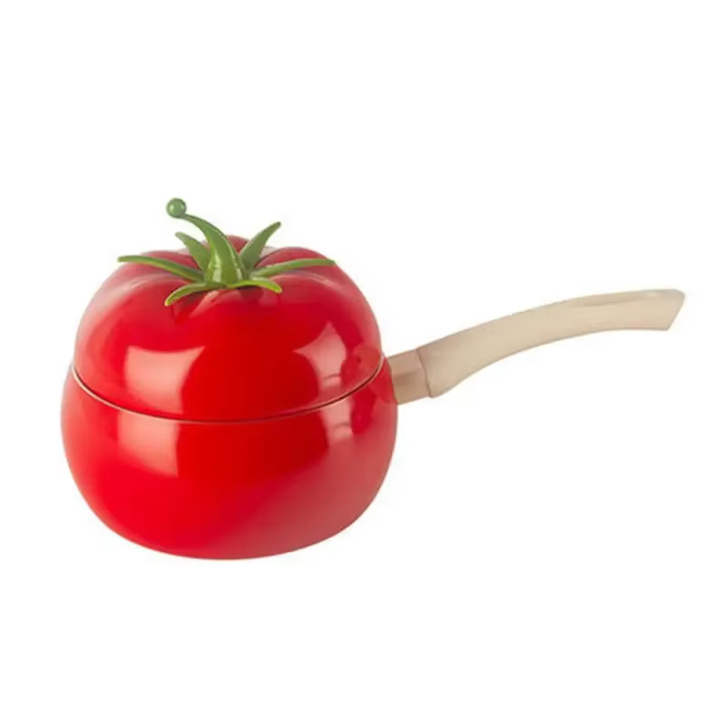 Poêle à frire en forme de tomate et de fruits, casserole, cuisinière à Induction, ustensiles de cuis