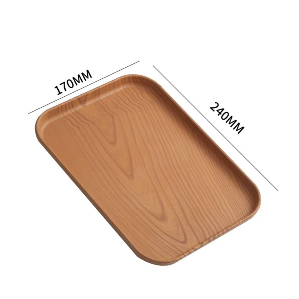 JXPAN-Palette Rectangulaire Nordique en Plastique, Plusieurs Couleurs, pour Dessert, Service d'Hôtel