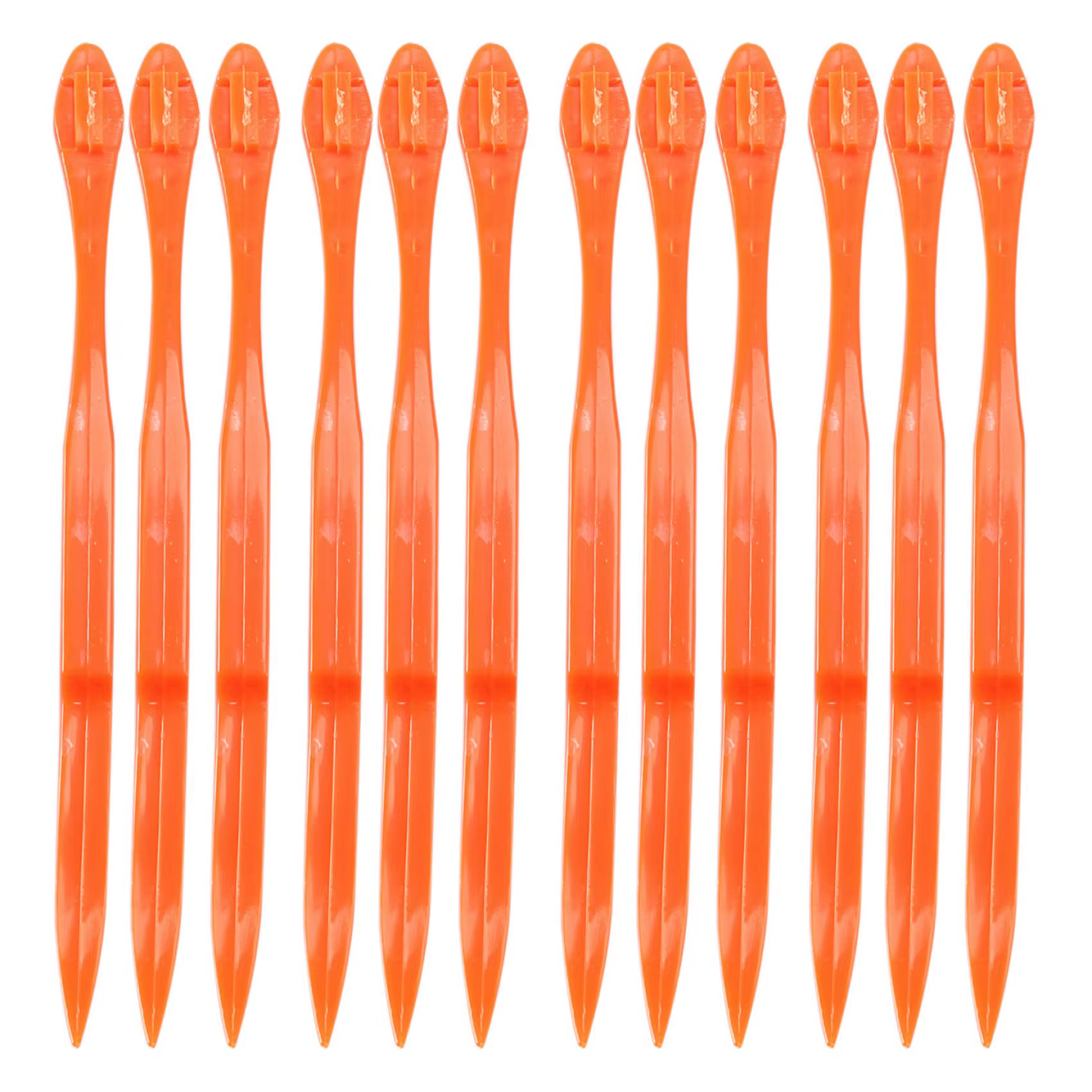 Éplucheur d'agrumes facile AA81-12PCS en orange vif, outil de cuisine