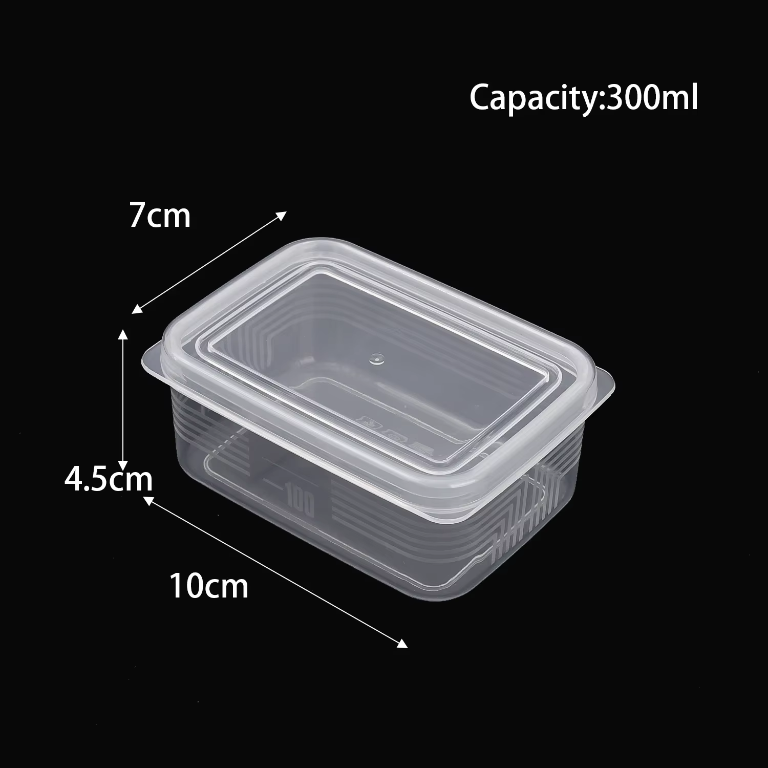 Boîtes de conservation des aliments frais de 300/600/1200ml, conteneur de stockage au réfrigérateur 
