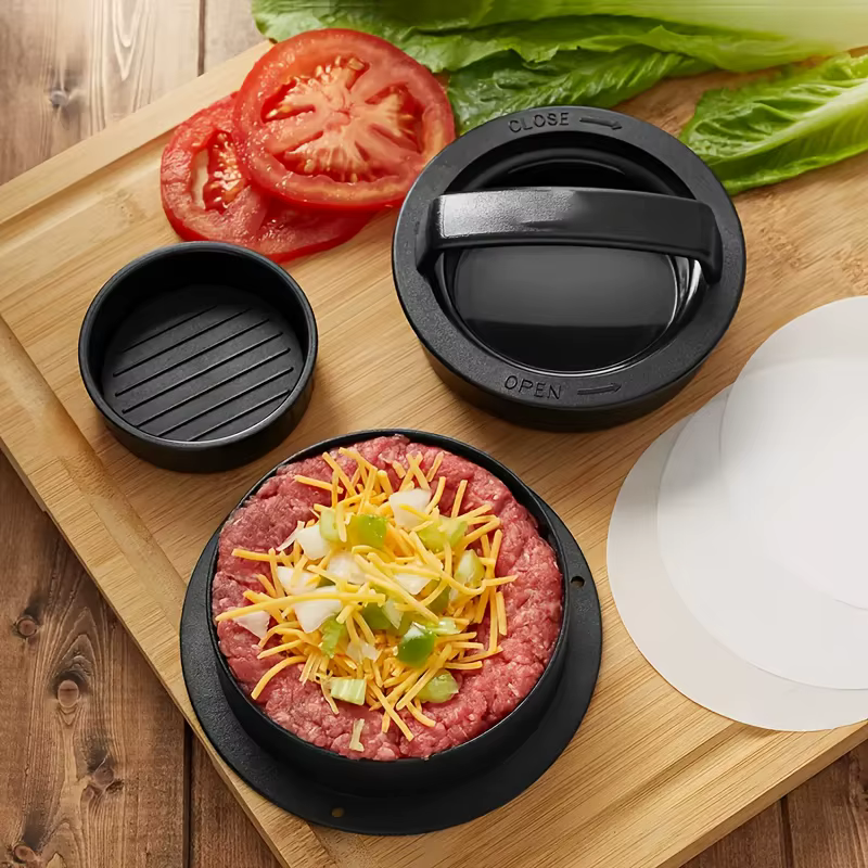 1 ensemble, adapté à la cuisine de camping-car, Machine à Hamburger antiadhésive, moule de Machine à