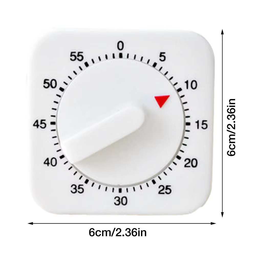 Minuteur de cuisine, outils de cuisson, compte à rebours de 60 minutes, alarme de rappel, gestion ma