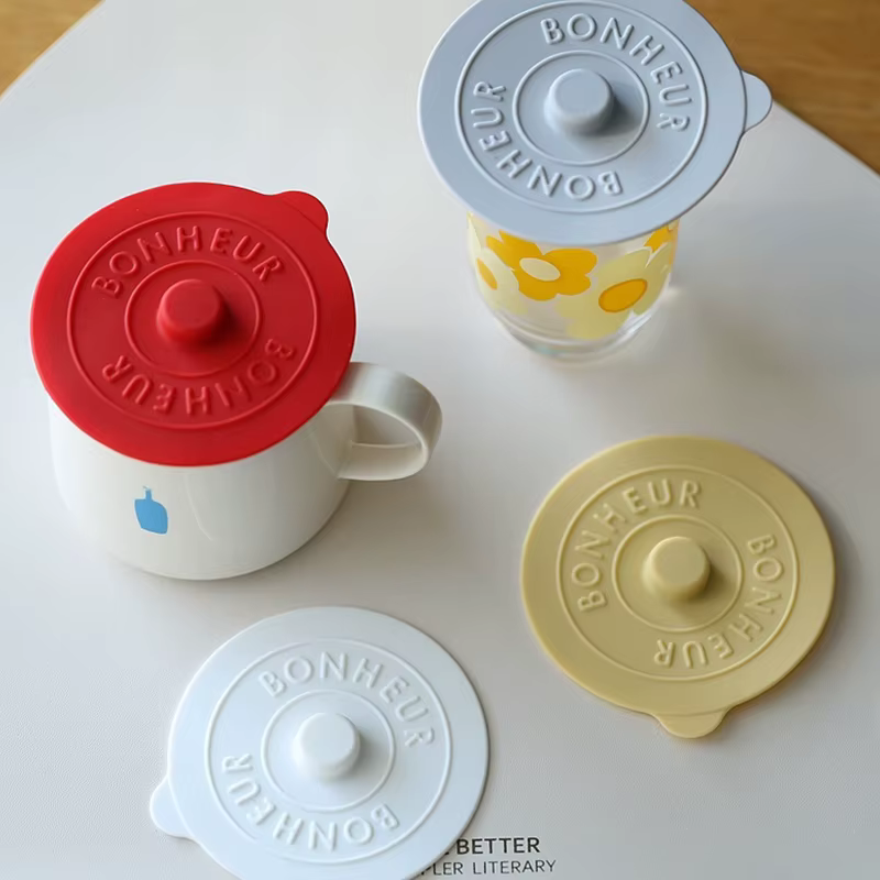 Couvercle de tasse en verre en Silicone, 1 pièce, couvercle de protection d'étanchéité, conservation