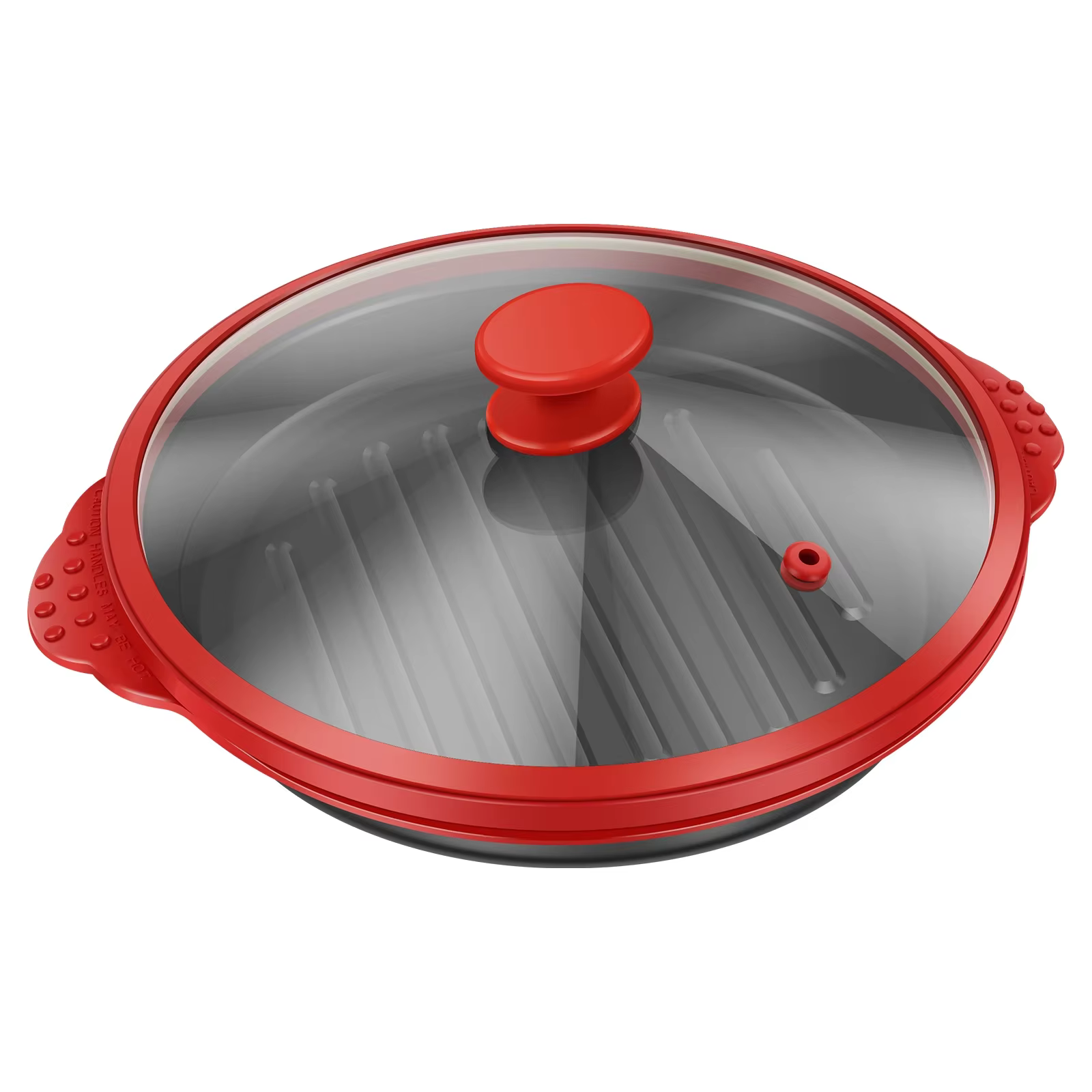 Plaque de cuisson pour micro-ondes avec couvercle, plaque grill et plaque à croquant, pour faire du 