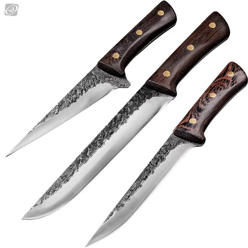 Ensemble de couteaux à désosser forgés, couteau de Chef forgé à la main, couteaux de cuisine profess