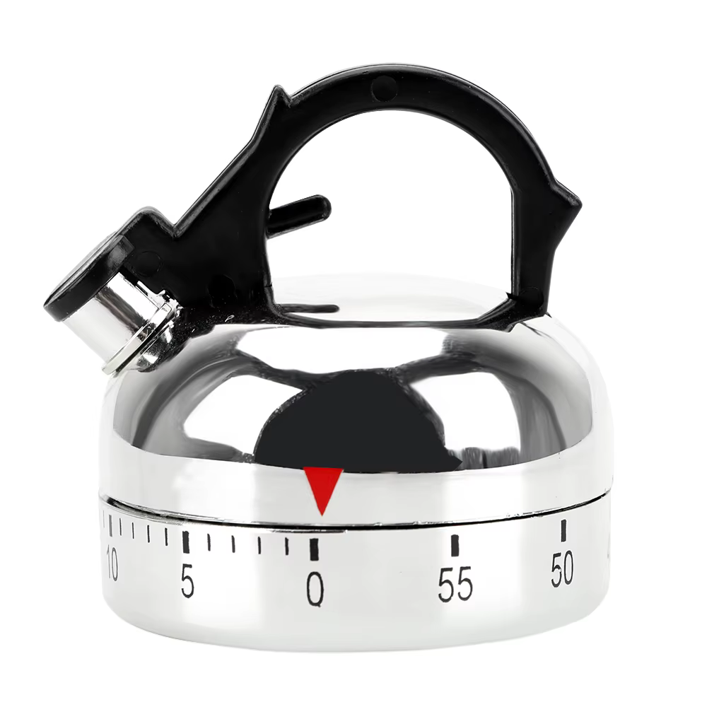 Minuterie mécanique en forme de bouilloire, compte à rebours, alarme, rappel, outils de cuisine, gad