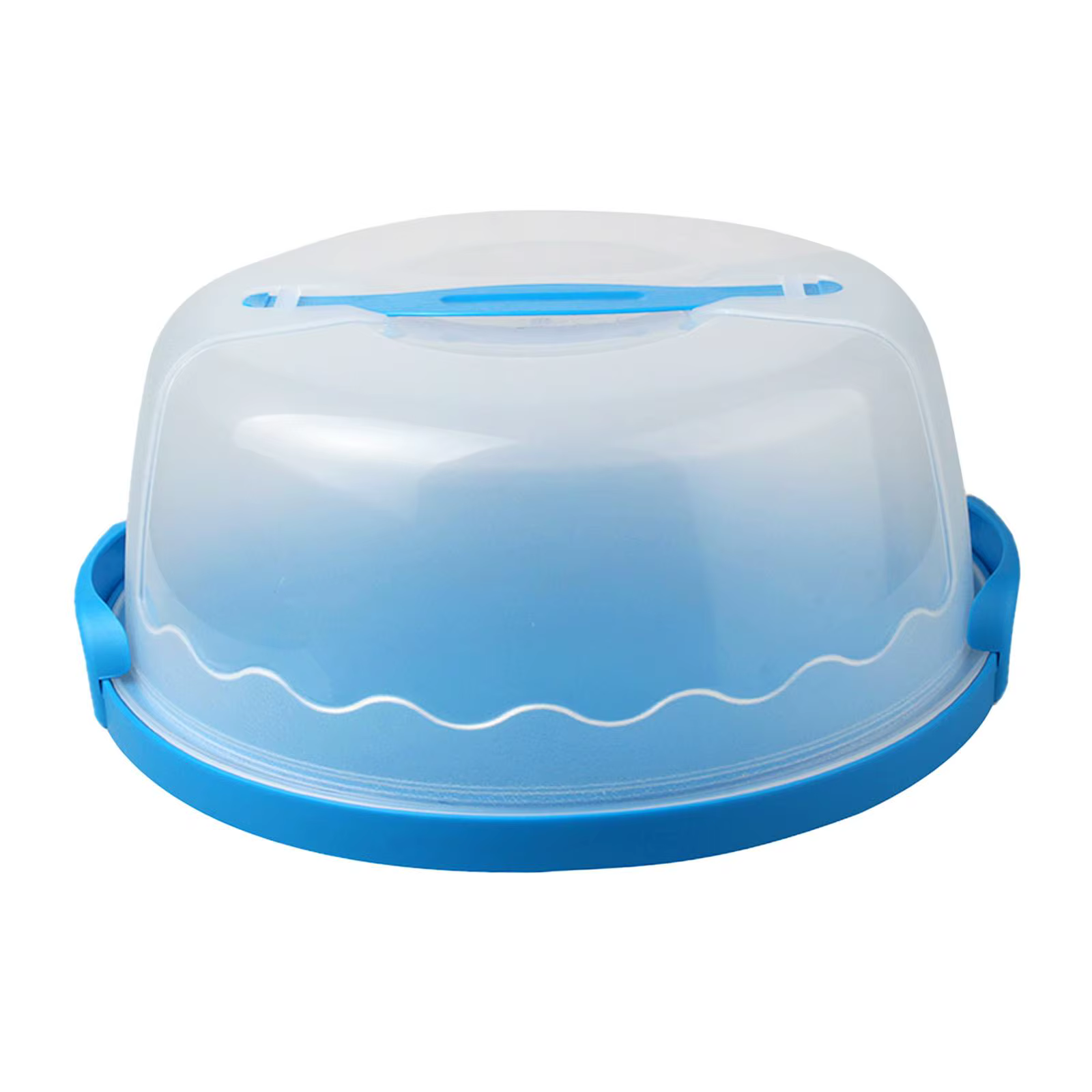 Boîte de transport ronde pour gâteau de 10 pouces avec couvercle et poignée, support de rangement po