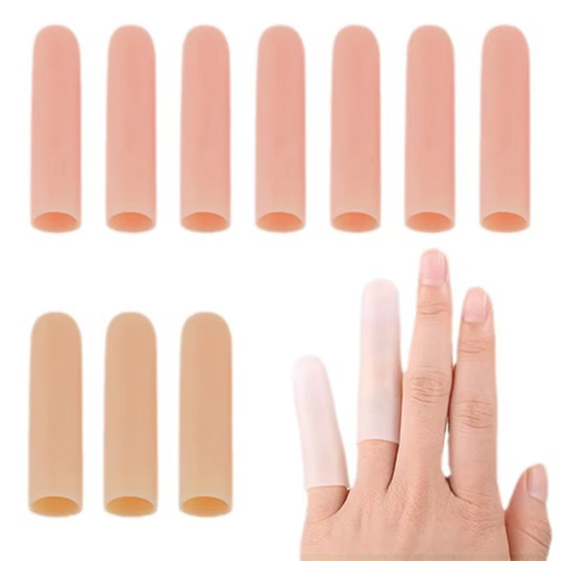 Manchon de protection des doigts en Silicone, 5 pièces, résistant aux hautes températures, pour Hamb