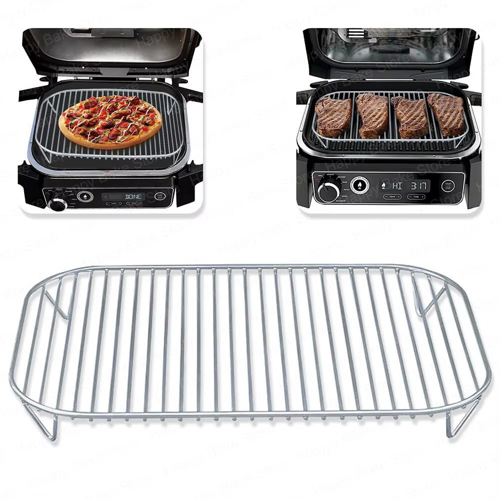 1 x gril en acier inoxydable pour Ninja Woodfire Outdoor Grill Pro XL, Pro Connect XL, OG850 OG951 W