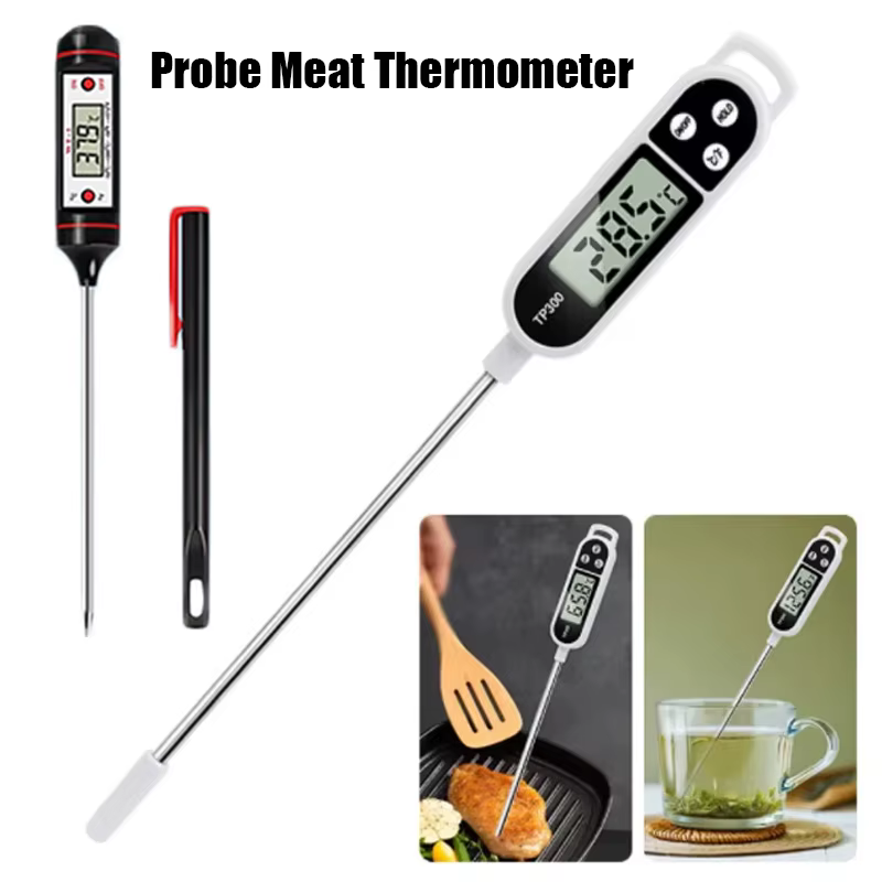 Thermomètre numérique à sonde pour viande, lait, cuisine, barbecue TP300 – Outil électronique de mes