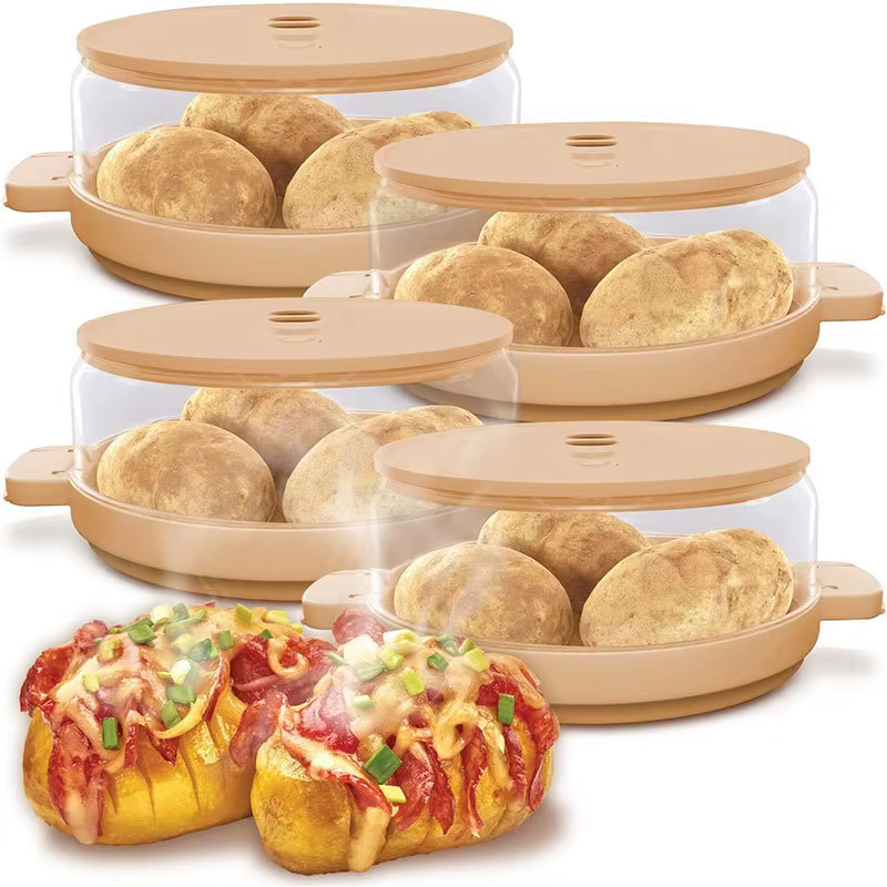 Boîte à pommes de terre réutilisable pour micro-ondes Express, cuiseur de pommes de terre au four, p