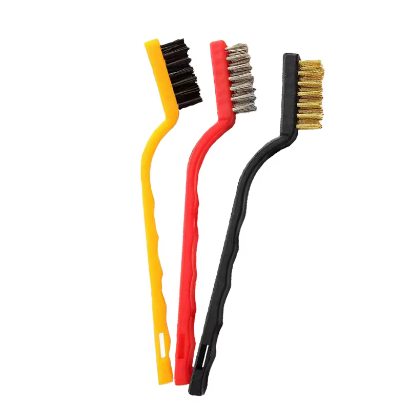 Brosses de nettoyage pour cuisinière à gaz, 3/6 pièces, brosse pour hotte de cuisine, fil de cuivre,