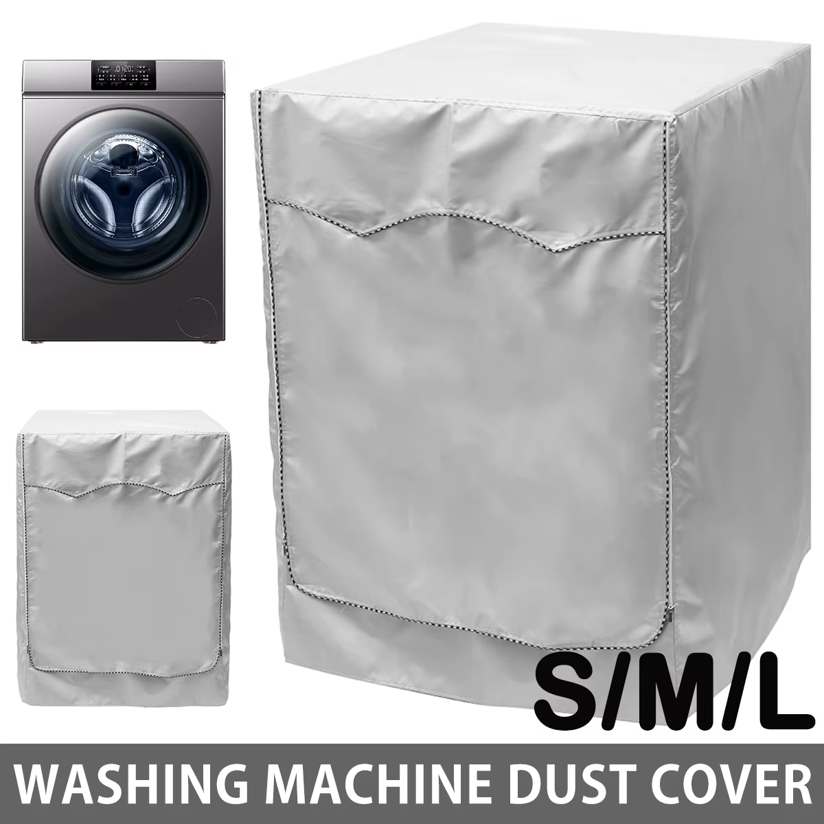 Couvercle de Machine à laver à tambour, imperméable, ombrage complet, rouleau de protection solaire,