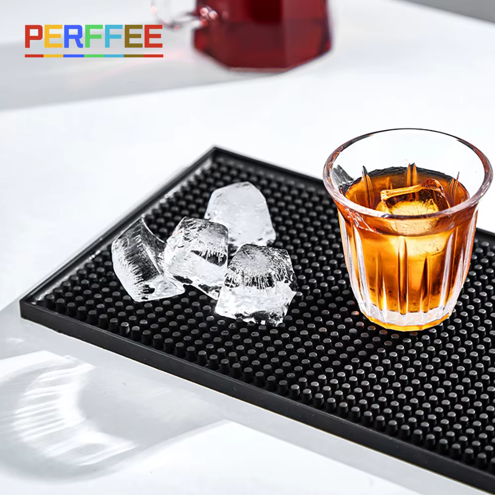 Tapis de Bar en caoutchouc antidérapant en PVC, pour café, tasse de maison, imperméable, résistant à