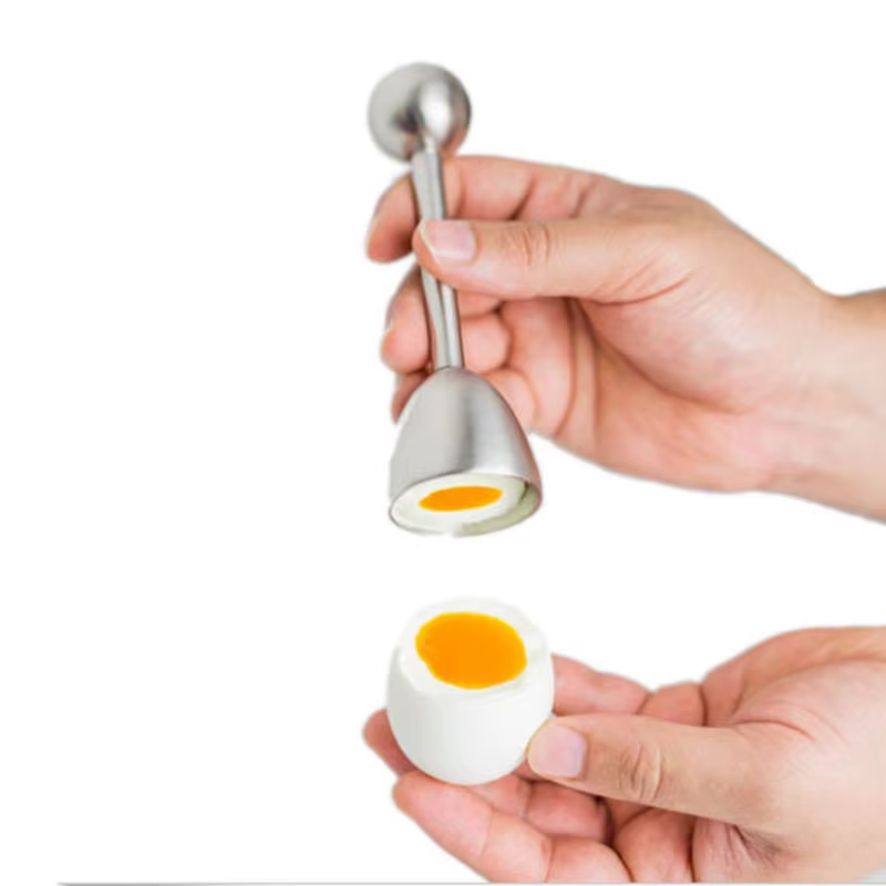 Coupe-œufs à la coque en acier inoxydable, ouvre-coquille, outil de cuisine, gadget, accessoires
