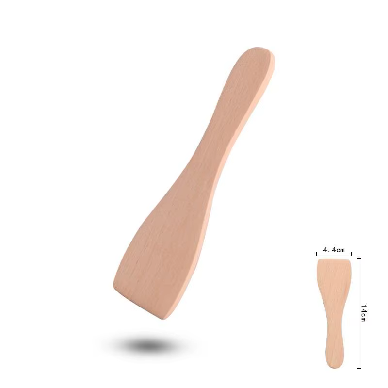 1 Spatule en bois pour raclette et mélange, ustensile de cuisine antiadhésif pour la cuisson