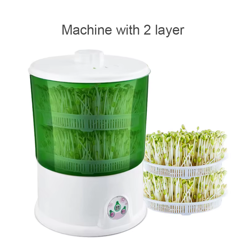 JIQI-Germinateur existent de Légumes, 2/3 Couches, 220V, Machine à Germer les Graines de Haricots Do