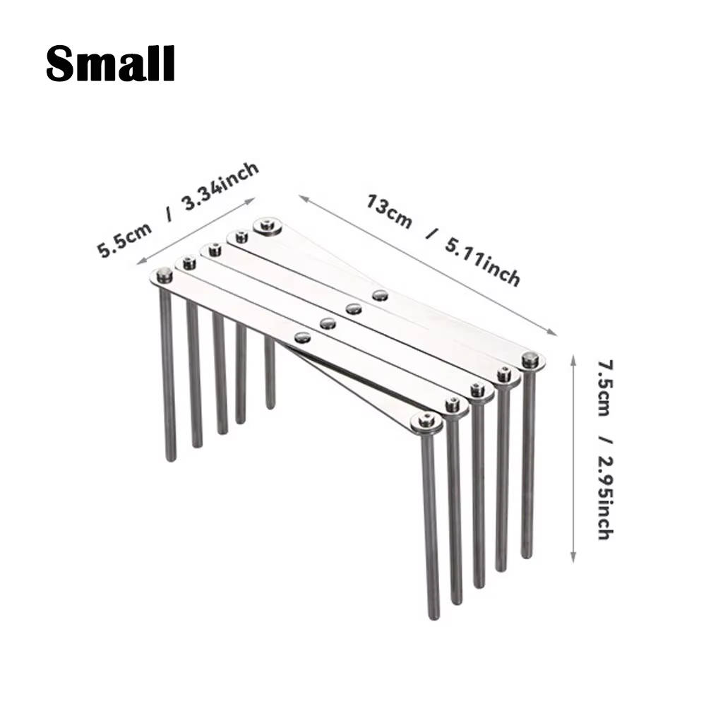 Nouveau Pot couvercle support casserole couvercle organisateur rétractable en acier inoxydable plat 