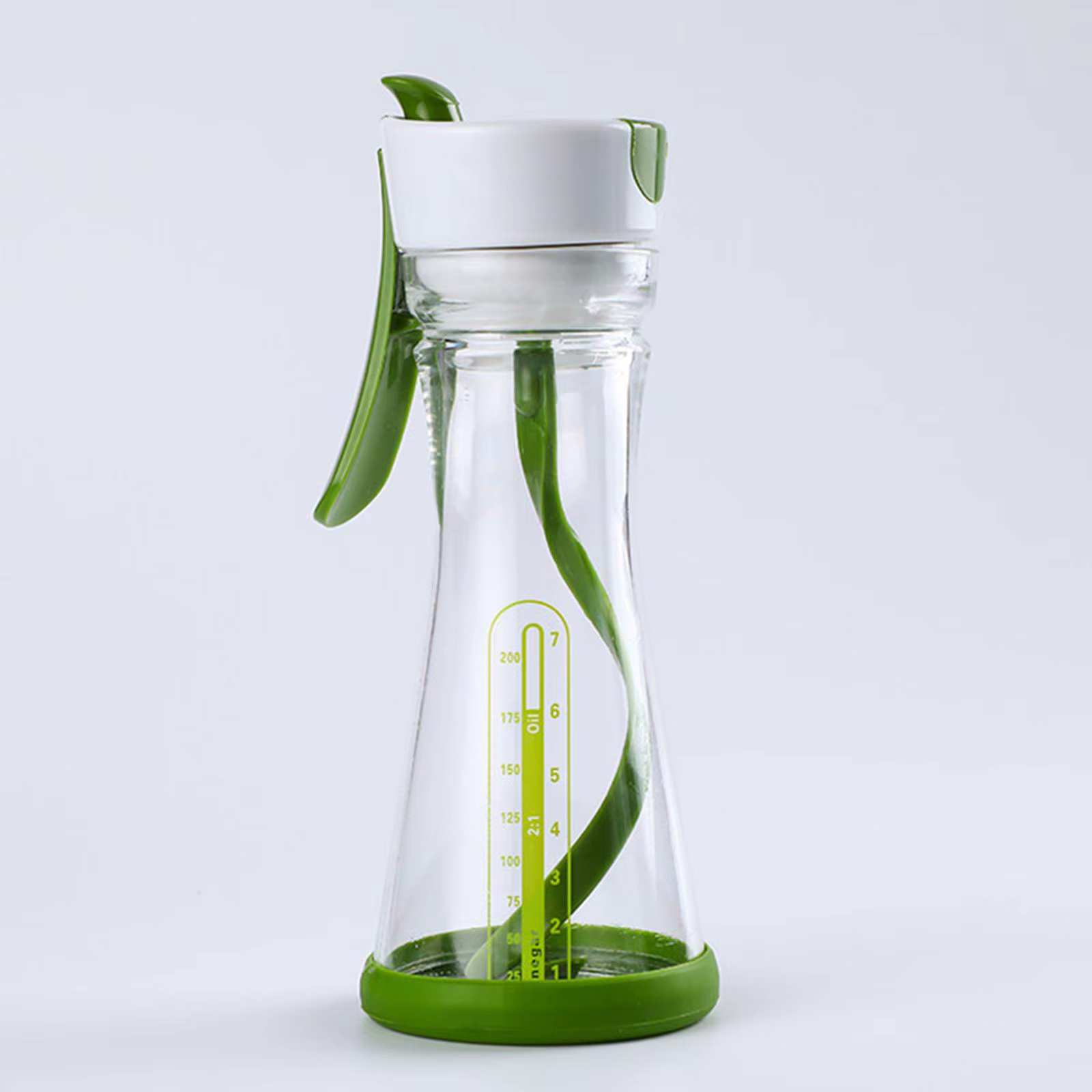 Shaker à salade 200ml Zones de versement faciles Conteneur de cordon de vinaigre fait maison aissces