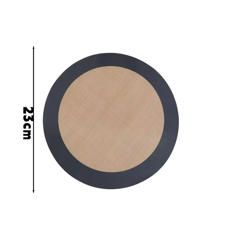 Ensemble de tapis de cuisson en Silicone de 9 pouces, facile à nettoyer, antiadhésif, multifonction,