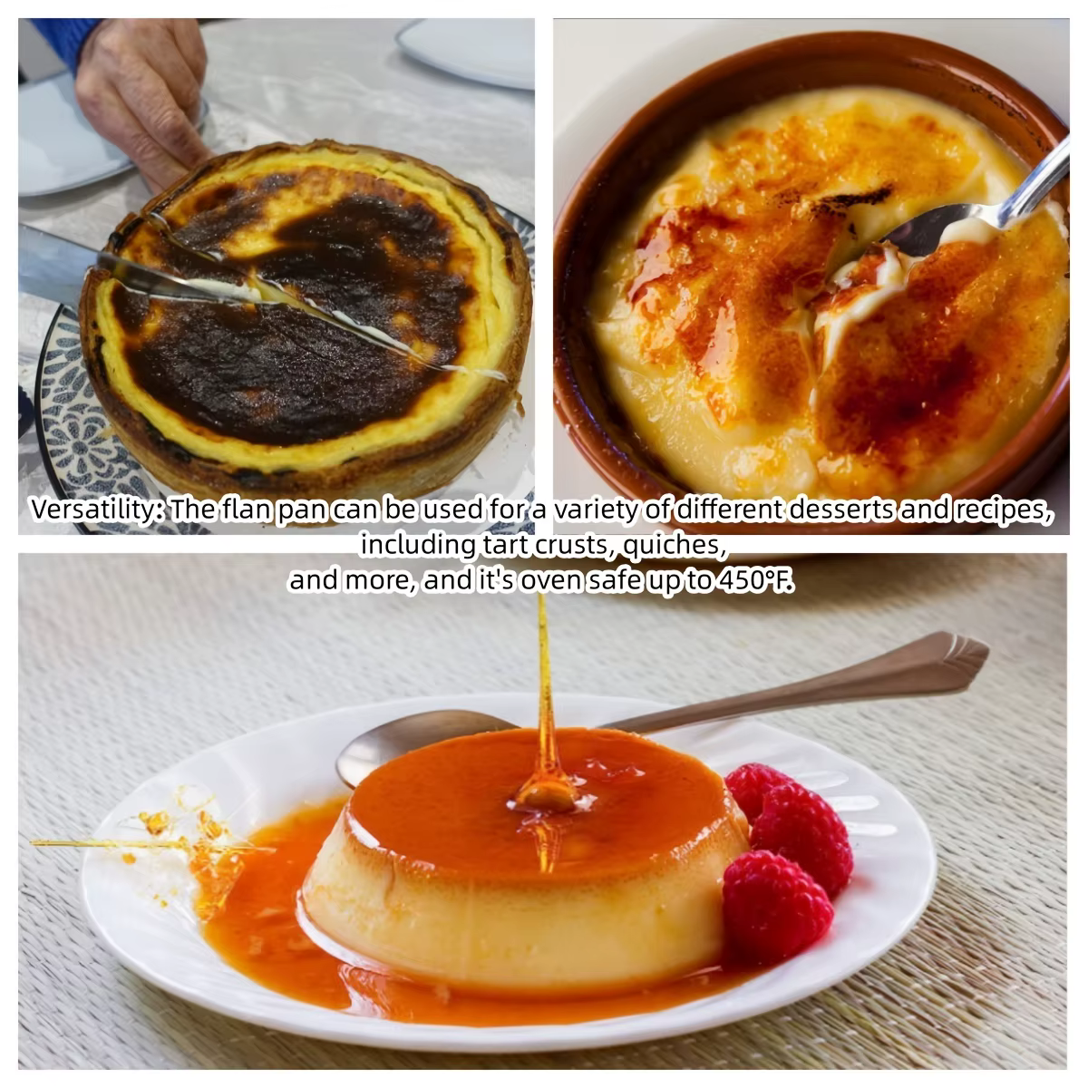 Moule à flan de 1, 5 QT