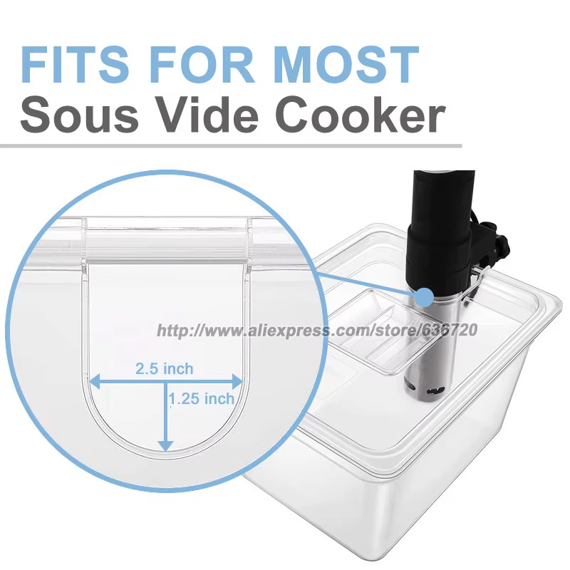 Récipient Sous Vide avec Lid-12qt
