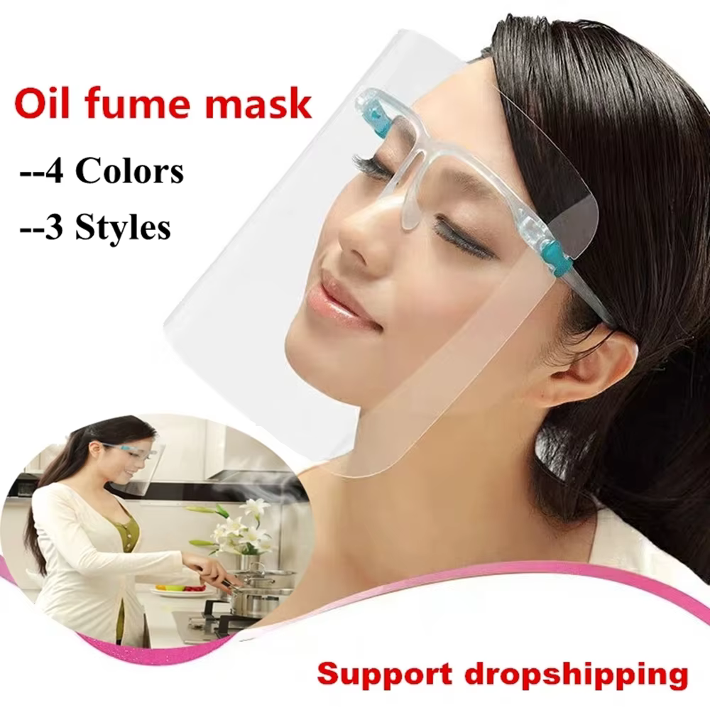 Bouclier facial Transparent de cuisine