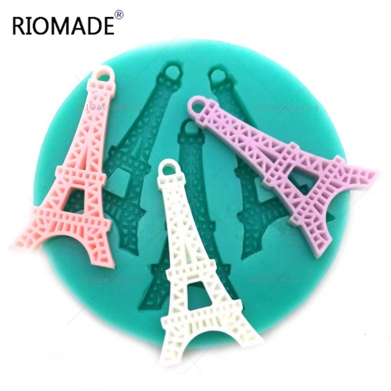 Moule en silicone Tour Eiffel de Paris pour décoration de gâteaux en fondant